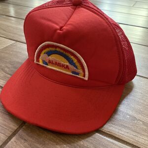 Vintage Alaskan Rainbows Trucker Hat Cap Rare USA